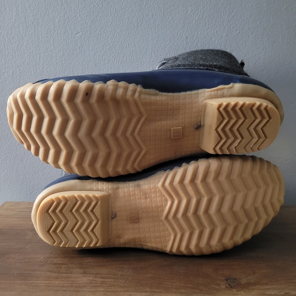 Chooka Eastlake Herringbone Gray Quilted Duck Boots Winter Sz 11 - Picture 6 of 12